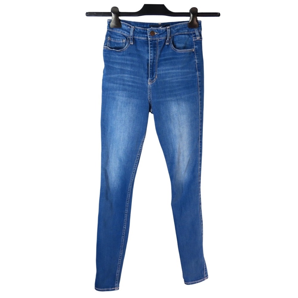 HOLLISTER Ultra High Rise Super Skinny STRETCH JEANS Medium Fade 27-32 5L